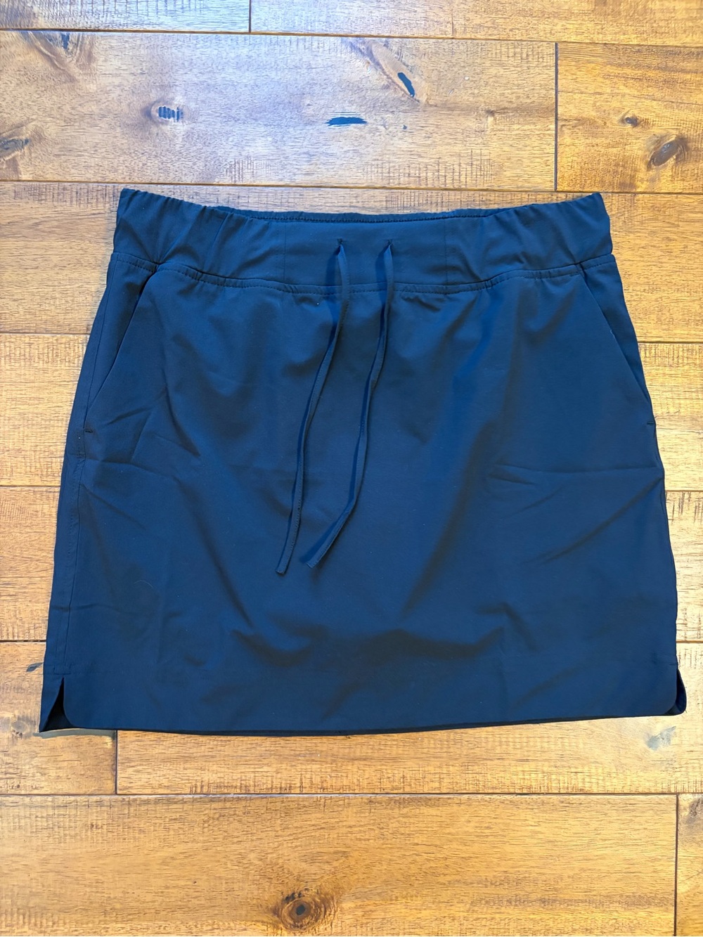 J. Jill Fit Black Skort Drawstring Lightweight Sz Small Petite Activewear Golf